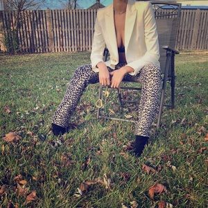 Vintage Y2K cheetah print pants